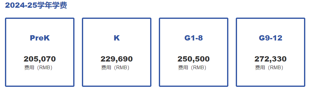 廣州貝賽思國際學(xué)校2024-25學(xué)年學(xué)費