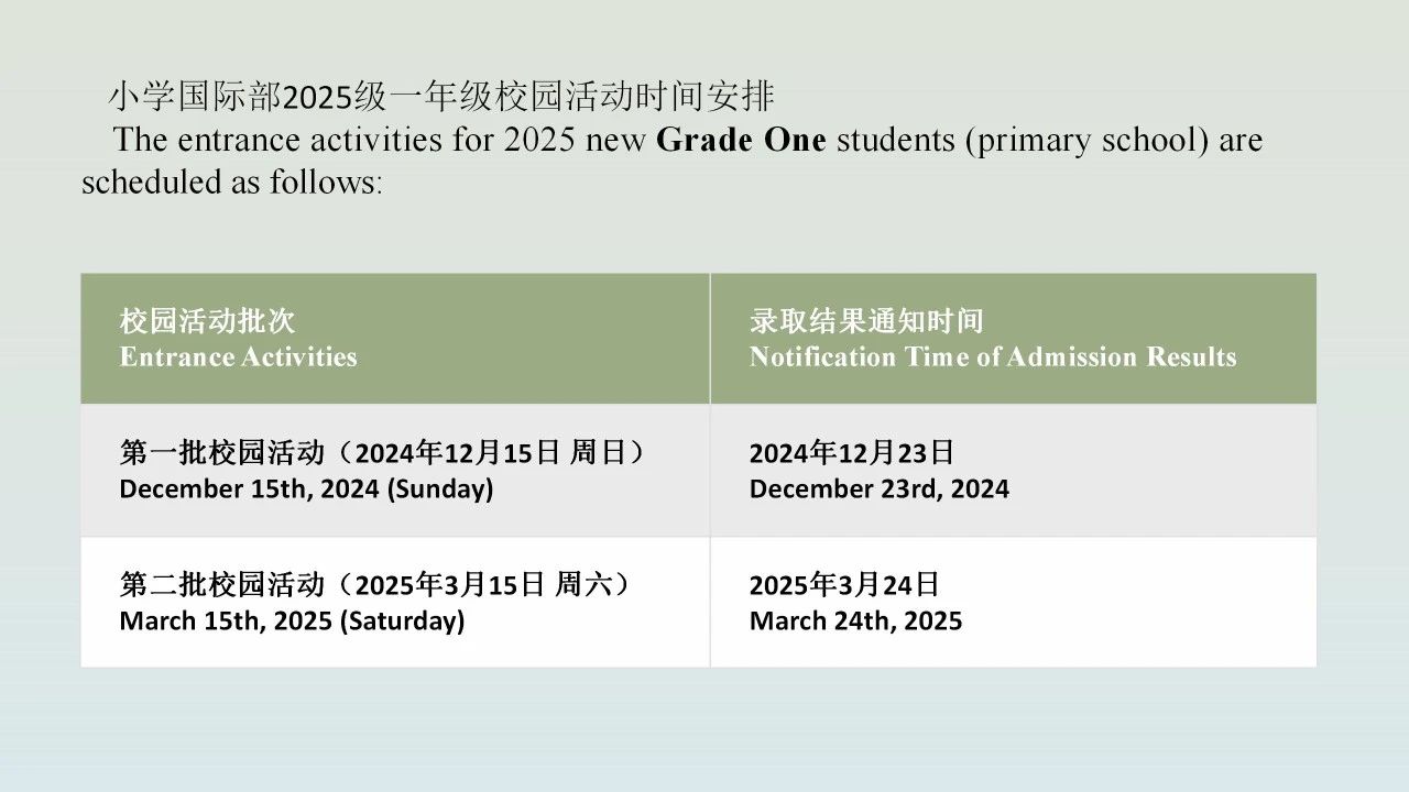 上海市實驗學校國際部2025級招生活動啟動