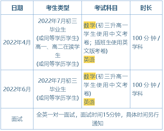 2022年華附AP招生簡章正式發(fā)布！共招生145人！