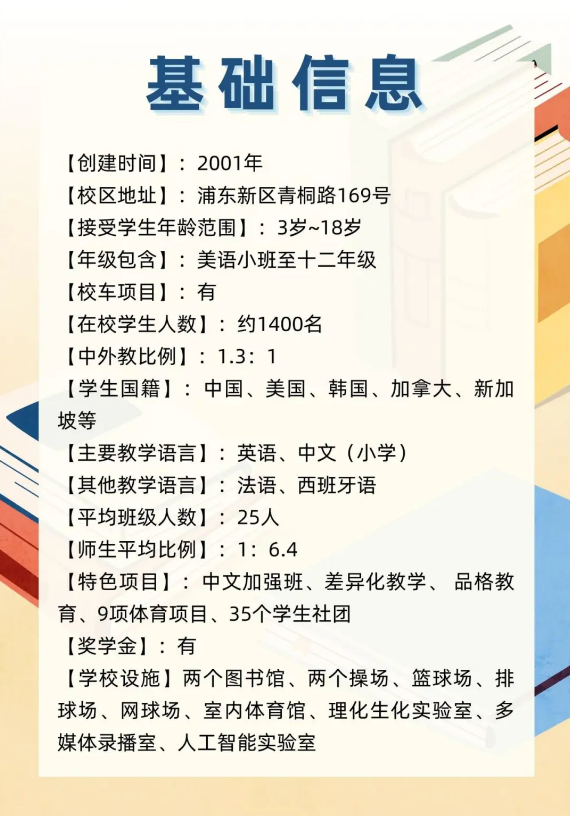 上海民辦中芯學校國際部2025-26學年入學申請及開放日時間