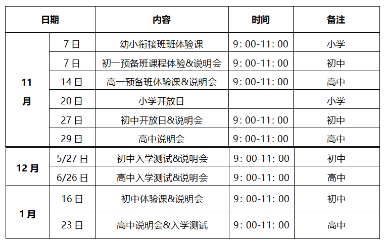 武漢楓葉國際學(xué)校2021年春季招生計劃